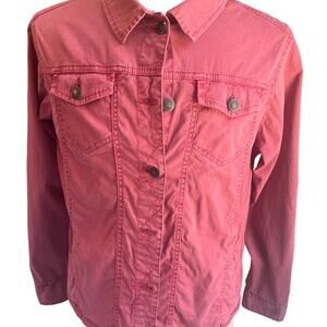 AVENTURA ORGANIC  Lightweight Denim Jacket SZ L Womens